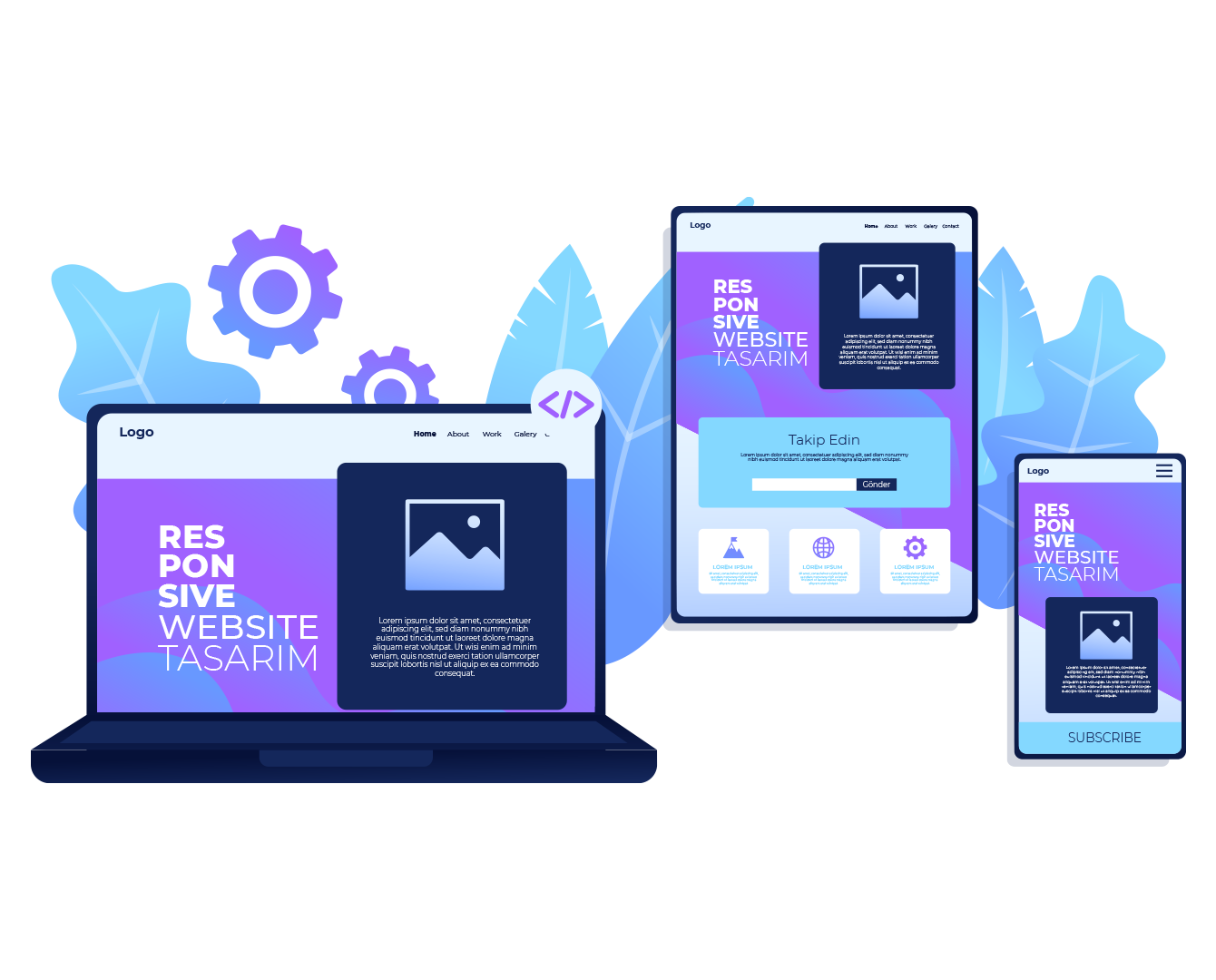 Dilediğiniz Bir Tema ile Size Özel<br>Kurumsal Web Sitesi Oluşturalım!